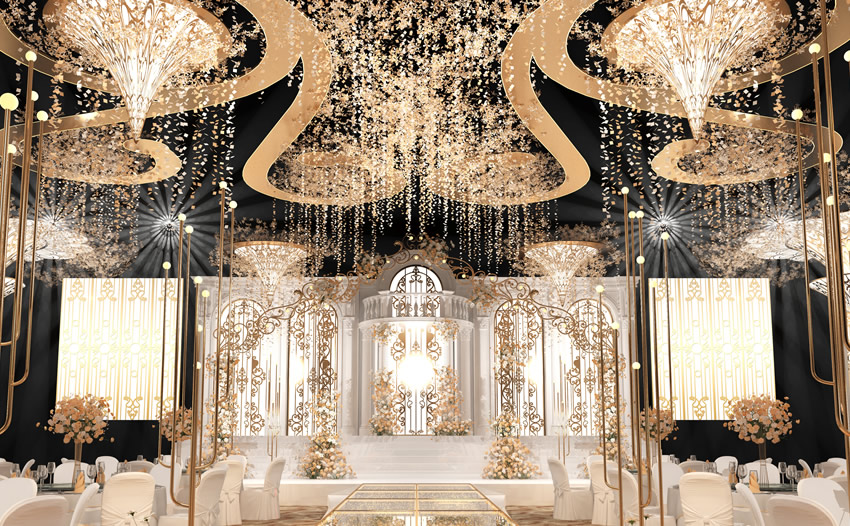 头屯河花木兰喜事汇金色大厅效果展示